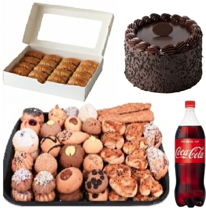 1 Litre Kola İle Tamamlanmış 4-6 Kişilik Menü