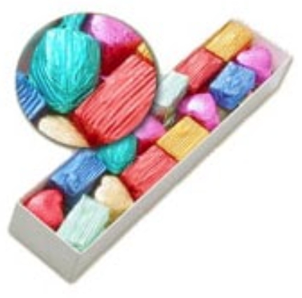 500 Gr Yaldız Kaplı Çikolata Koleksiyonu