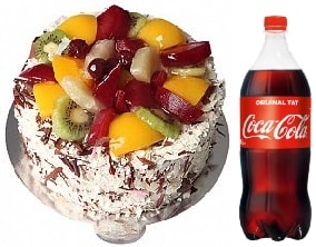 Karışık Meyveli Pasta Usta Ellerden